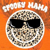 Spooky Mama Halloween Cheetah Smile Kati Licensed 12" Camo Cuffed Beanie thumb 2