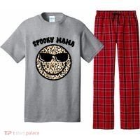 Spooky Mama Halloween Cheetah Smile Pajama Set thumb 0