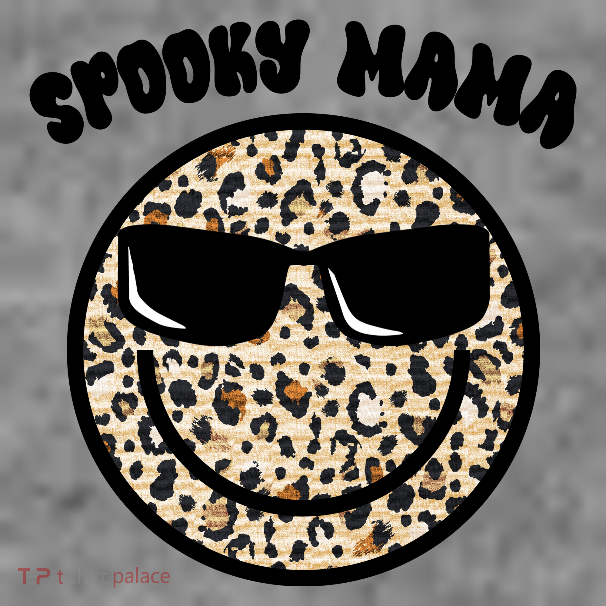 Spooky Mama Halloween Cheetah Smile Women's Hoodie