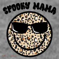 Spooky Mama Halloween Cheetah Smile Women's Tank Top thumb 5