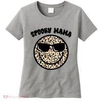 Spooky Mama Halloween Cheetah Smile Women's T-Shirt thumb 0