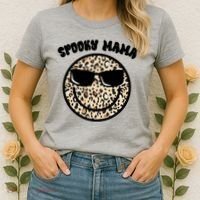 Spooky Mama Halloween Cheetah Smile Women's T-Shirt thumb 2