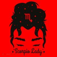 Scorpio Messy Hair Bun Birthday Gift Santa Hat thumb 1