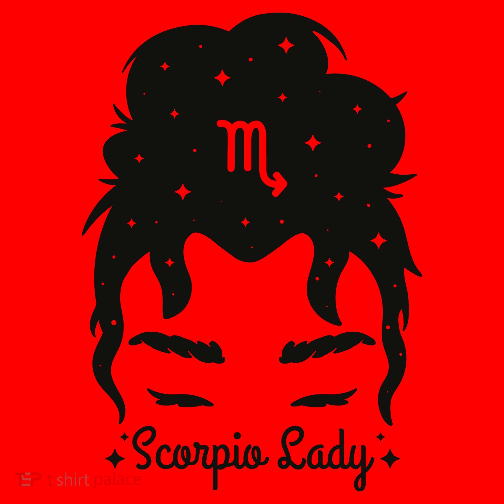 Scorpio Messy Hair Bun Birthday Gift Santa Hat