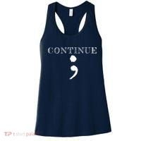 Semicolon Mental Health Awareness Suicide Prevention Women's Tank Top thumb 0