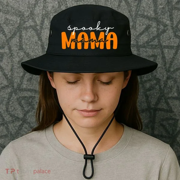Spooky Mama Halloween Bucket Hat