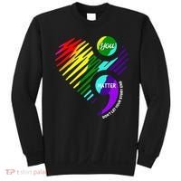 Semicolon Mental Health Awareness Sweatshirt thumb 0