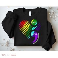 Semicolon Mental Health Awareness Sweatshirt thumb 2