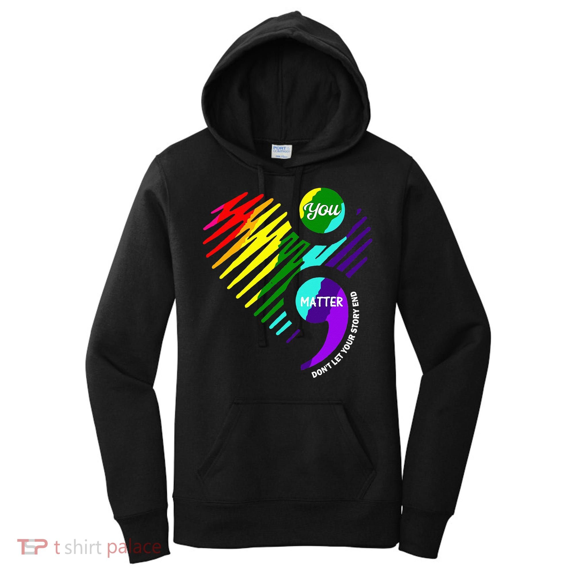 Semicolon Mental Health Awareness Women's Hoodie