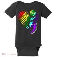 Semicolon Mental Health Awareness Baby Bodysuit thumb 0
