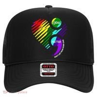 Semicolon Mental Health Awareness Hat thumb 0