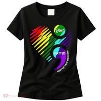 Semicolon Mental Health Awareness Women's T-Shirt thumb 0