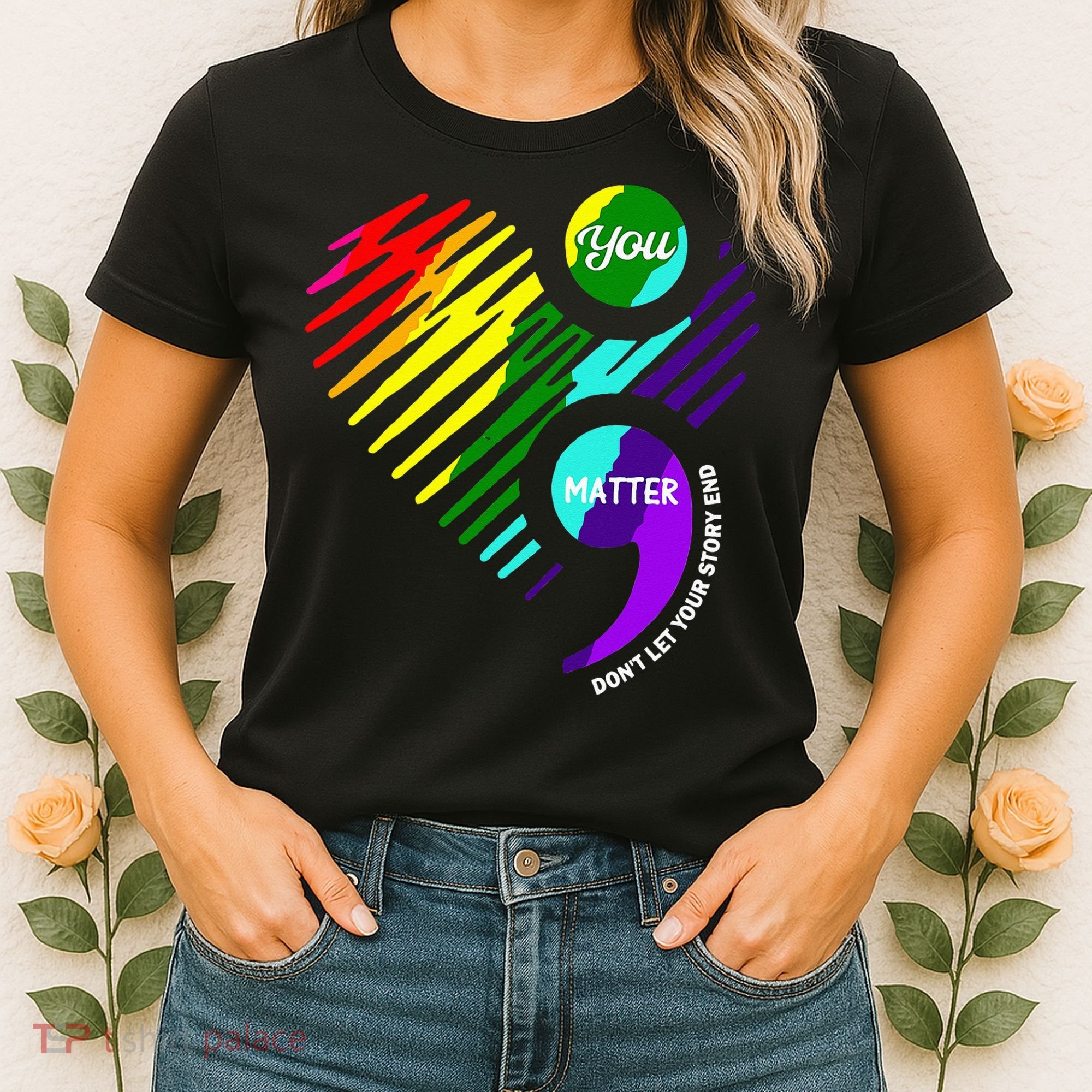 Semicolon Mental Health Awareness Women's T-Shirt