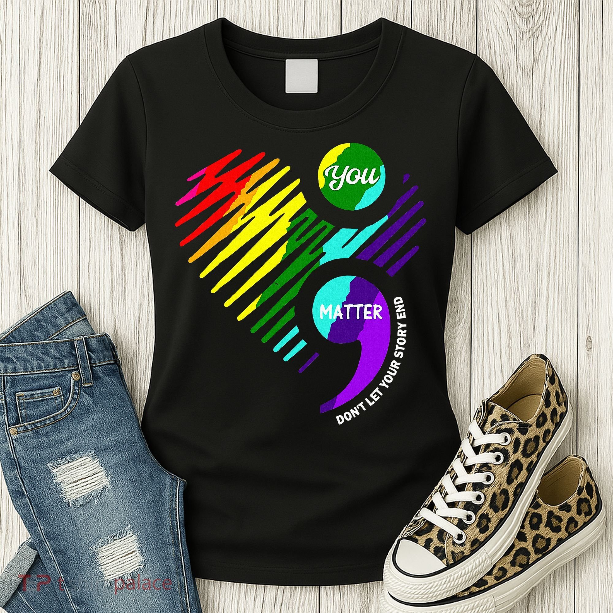 Semicolon Mental Health Awareness Women's T-Shirt