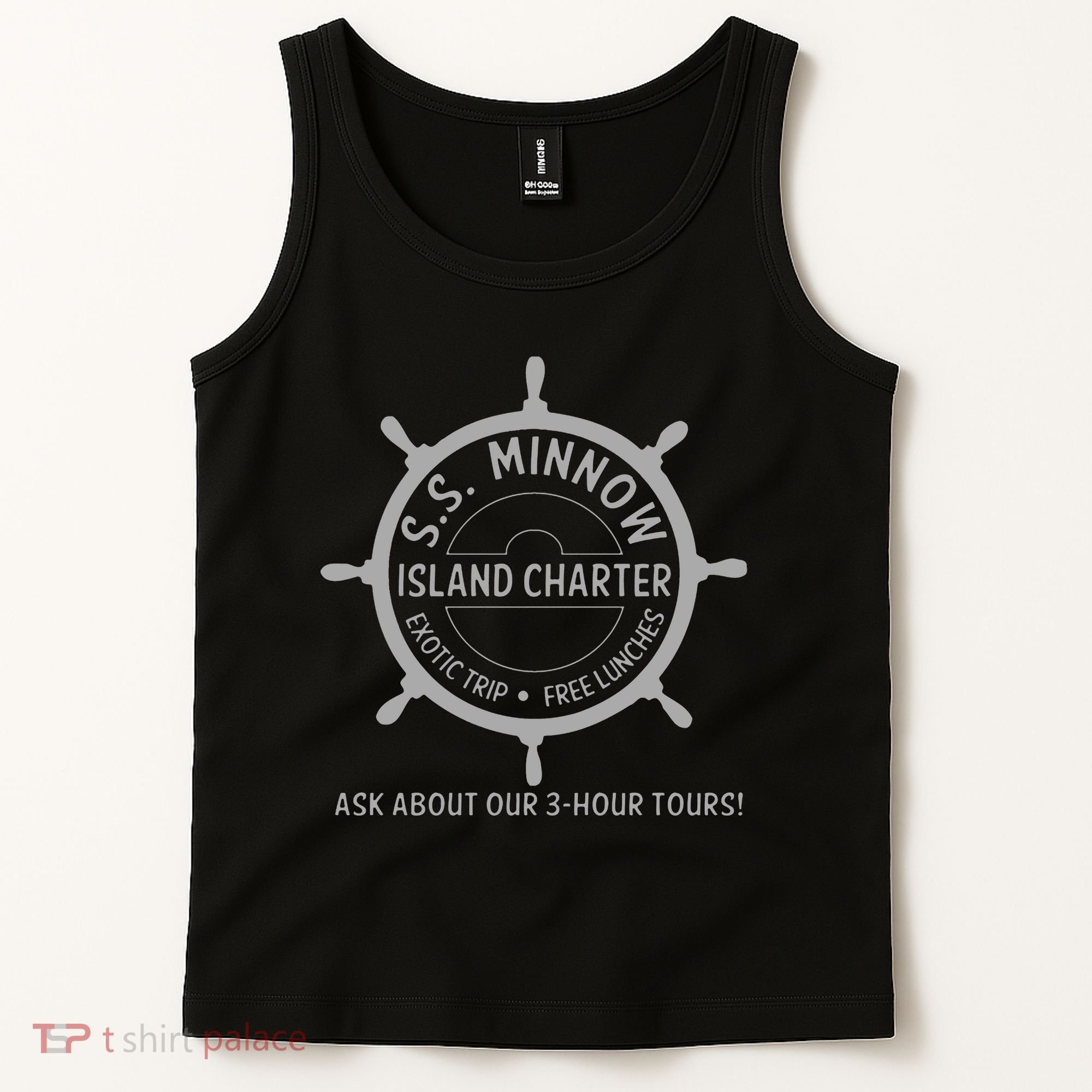 S.S. Minnow Island Tour Light Trip Tank Top