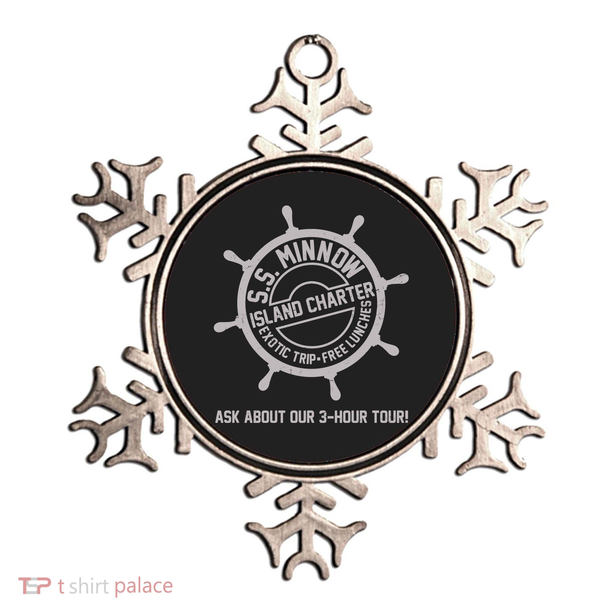 SS Minnow Island Charter Exotic Trip Free Lunches Ornament