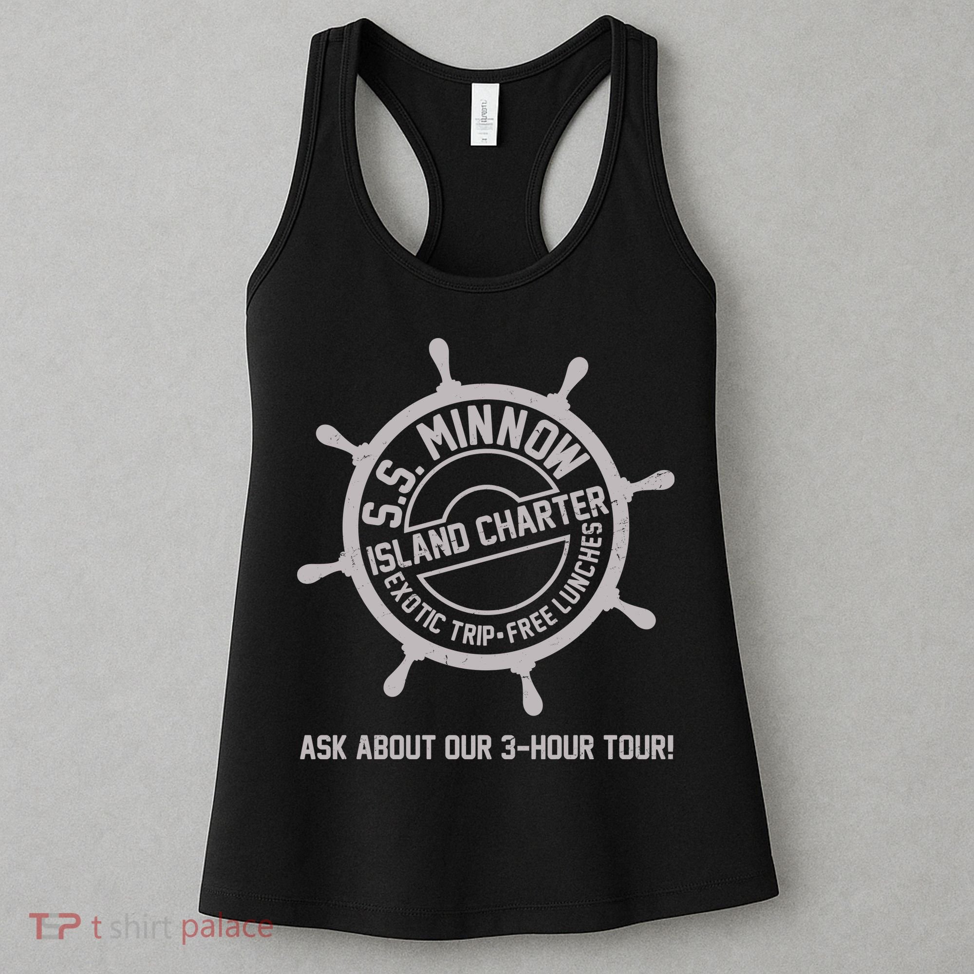 SS Minnow Island Charter Exotic Trip Free Lunches Women's Tank Top