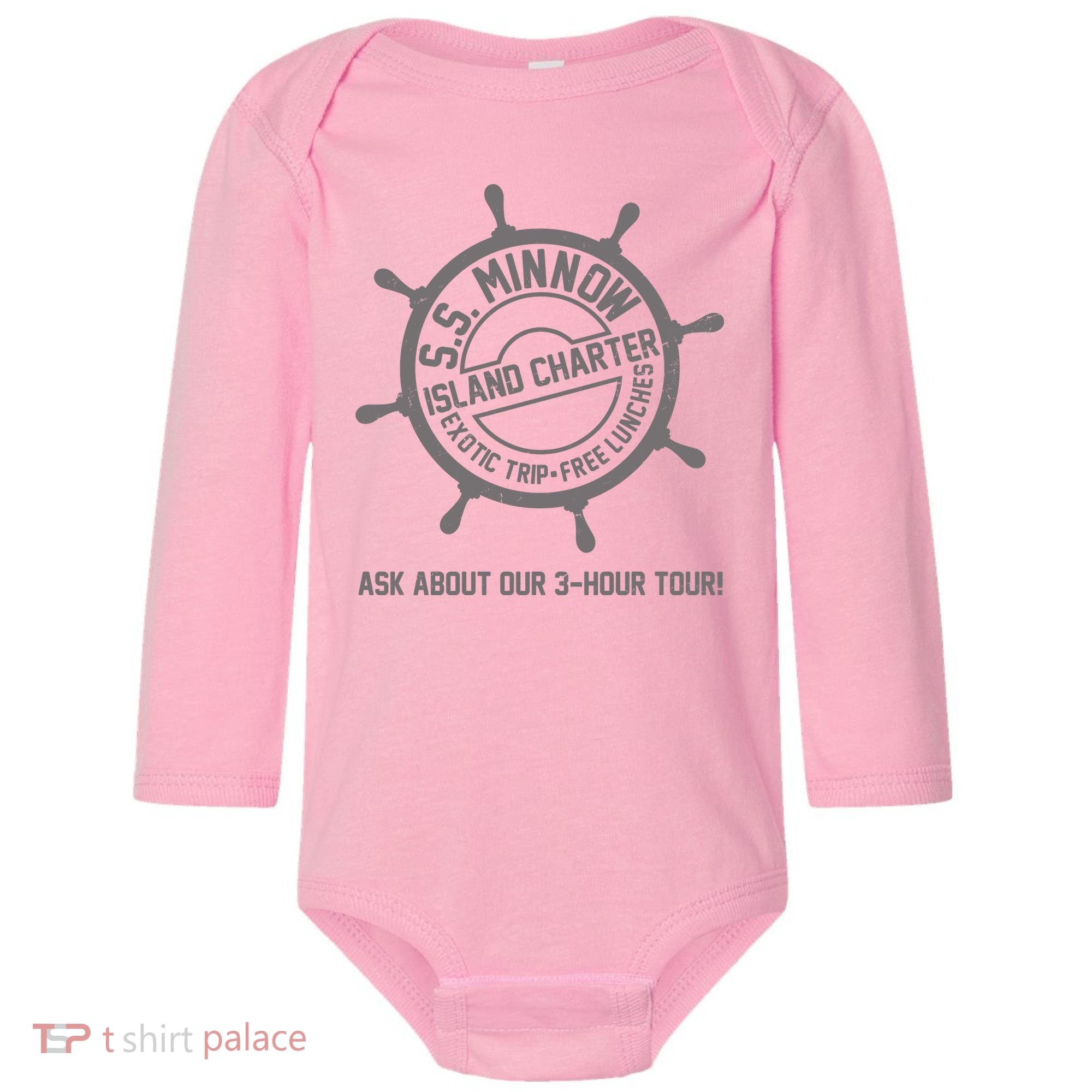 SS Minnow Island Charter Exotic Trip Free Lunches Baby Long Sleeve Bodysuit