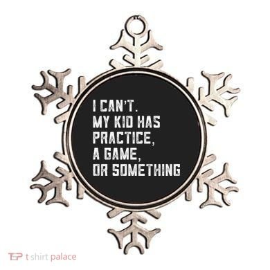 Sports Mom I Can't My Kid Has Practice A Game Or Something Gift Ornament