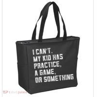 Sports Mom I Can't My Kid Has Practice A Game Or Something Gift Tote Bag thumb 2