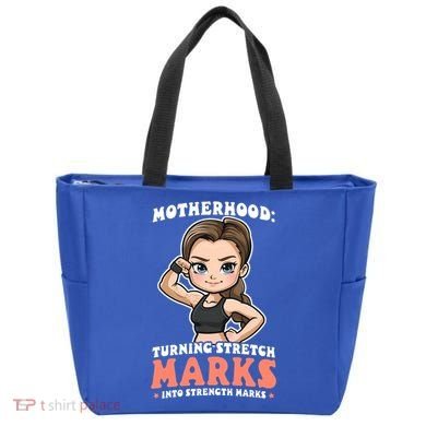 Stretch Marks Into Strength Marks Design Bodybuilding Mom Meaningful Gift Tote Bag