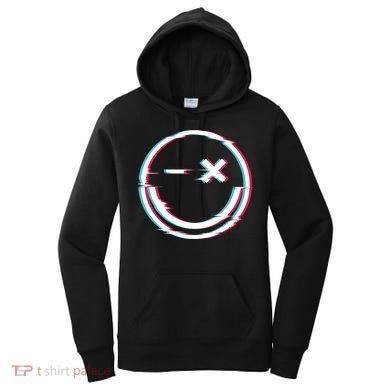 Smile Glitch Women's Hoodie
