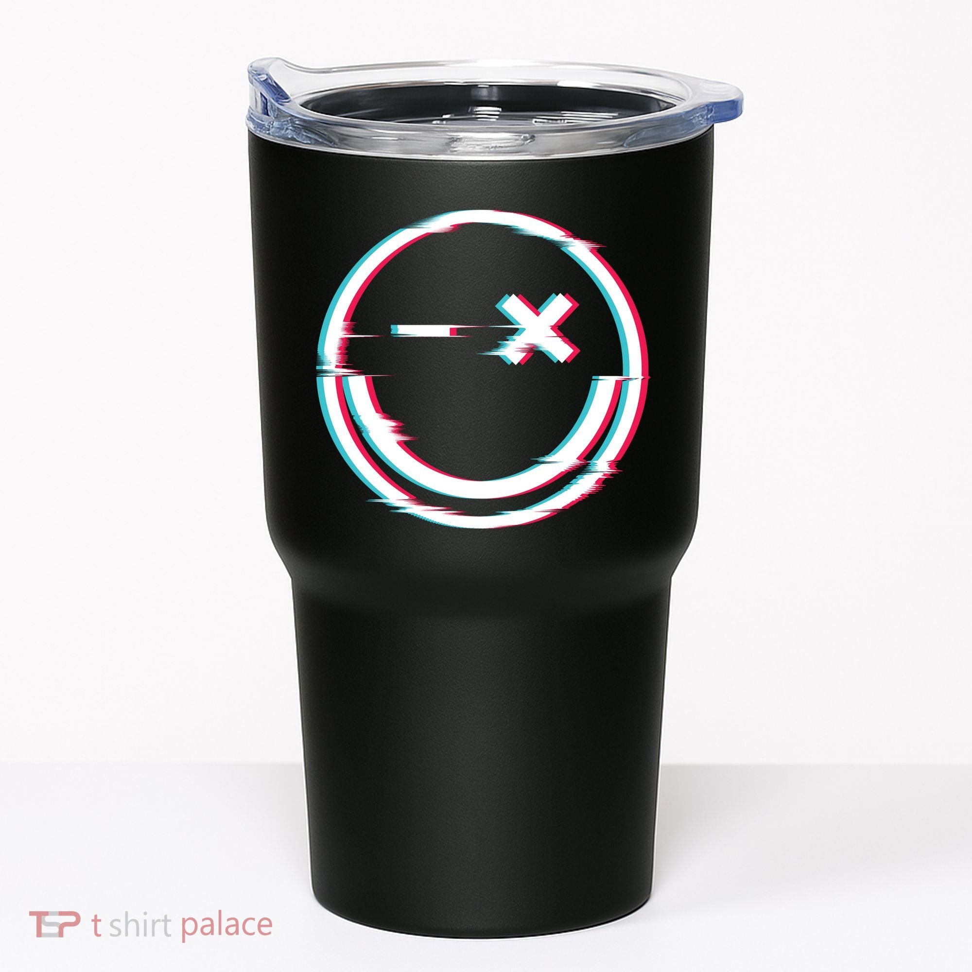 Smile Glitch Tumbler