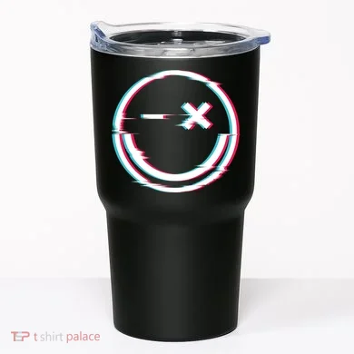 Smile Glitch Tumbler