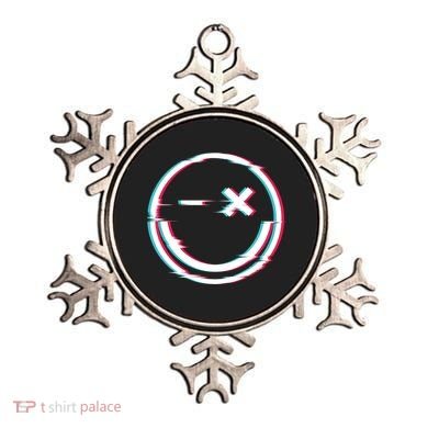 Smile Glitch Ornament