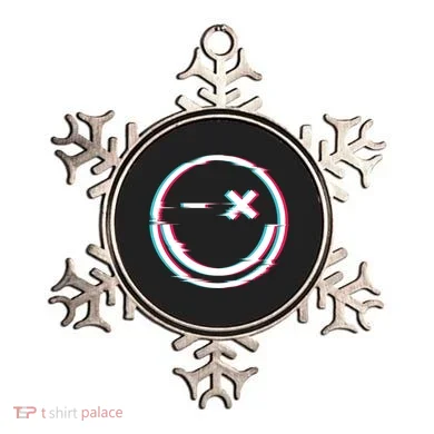 Smile Glitch Ornament