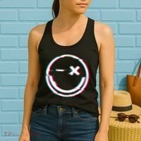 Smile Glitch Women's Tank Top thumb 2