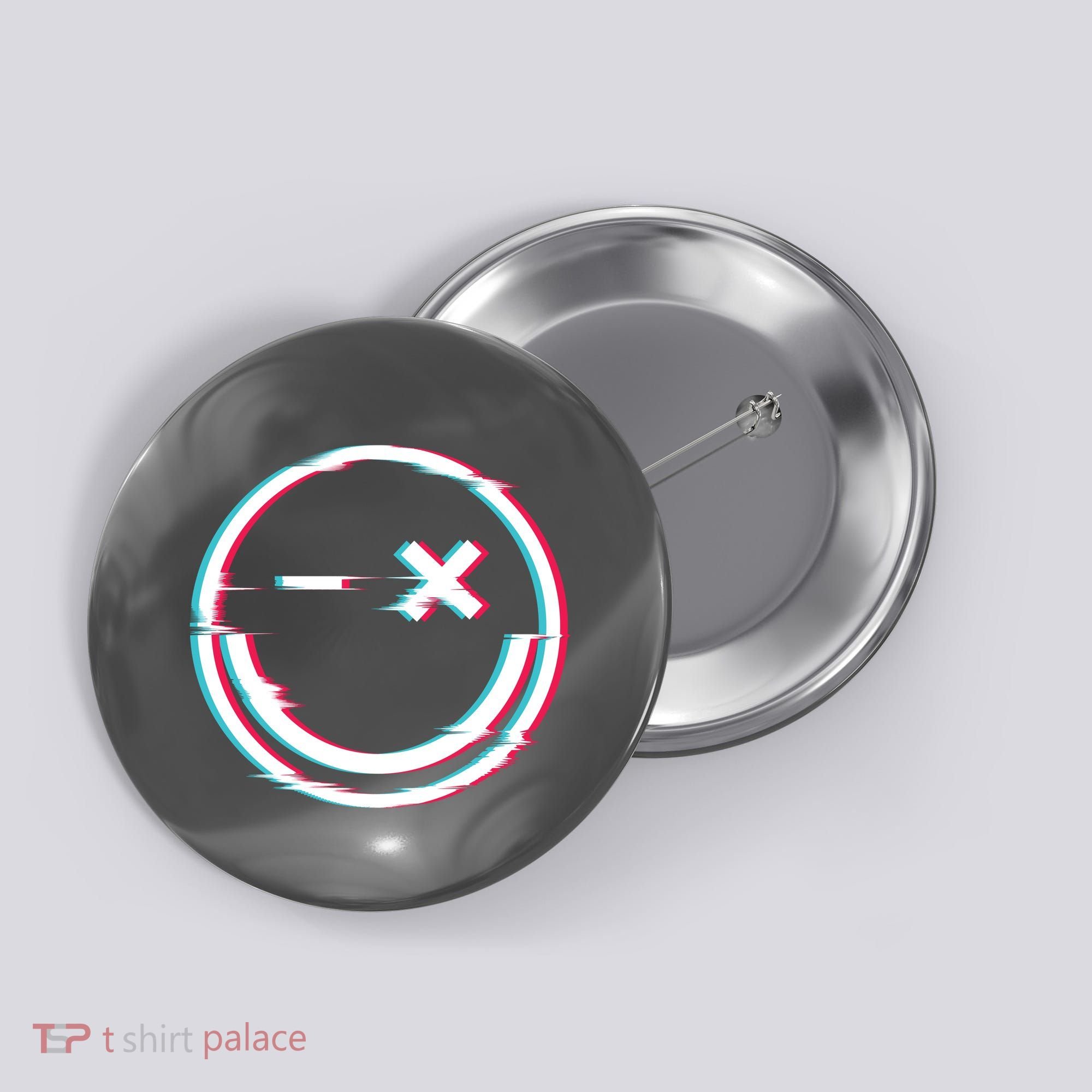 Smile Glitch Button