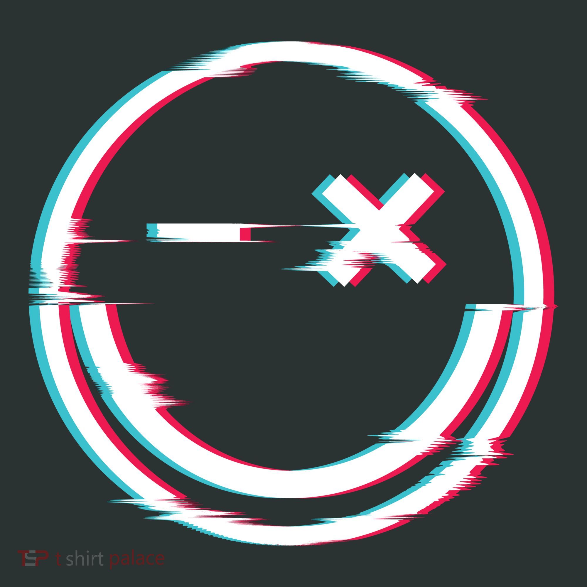 Smile Glitch Button