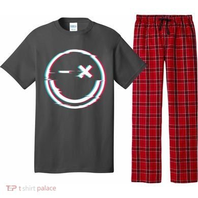 Smile Glitch Pajama Set