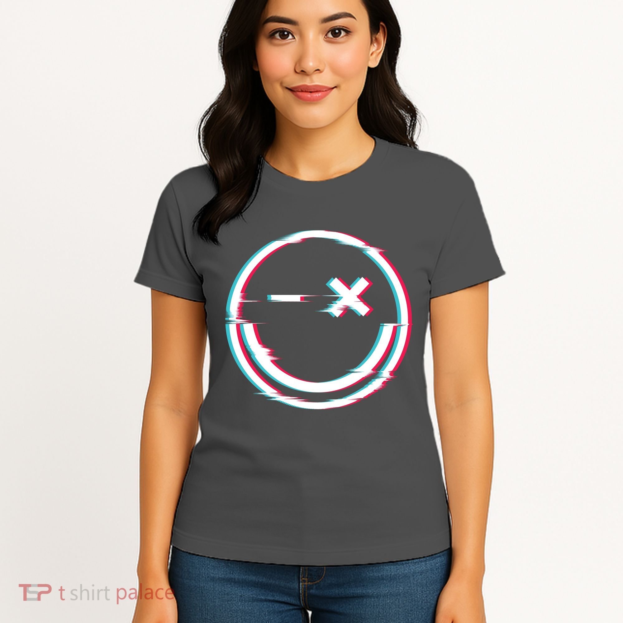 Smile Glitch Women's T-Shirt