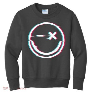 Smile Glitch Kids Sweatshirt