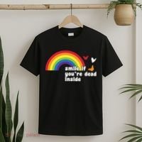 Smile If You're Dead Inside T-Shirt thumb 2