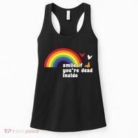 Smile If You're Dead Inside Women's Tank Top thumb 0