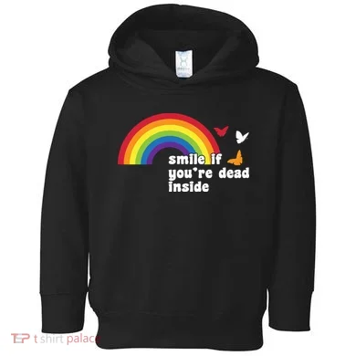 Smile If You're Dead Inside Toddler Hoodie