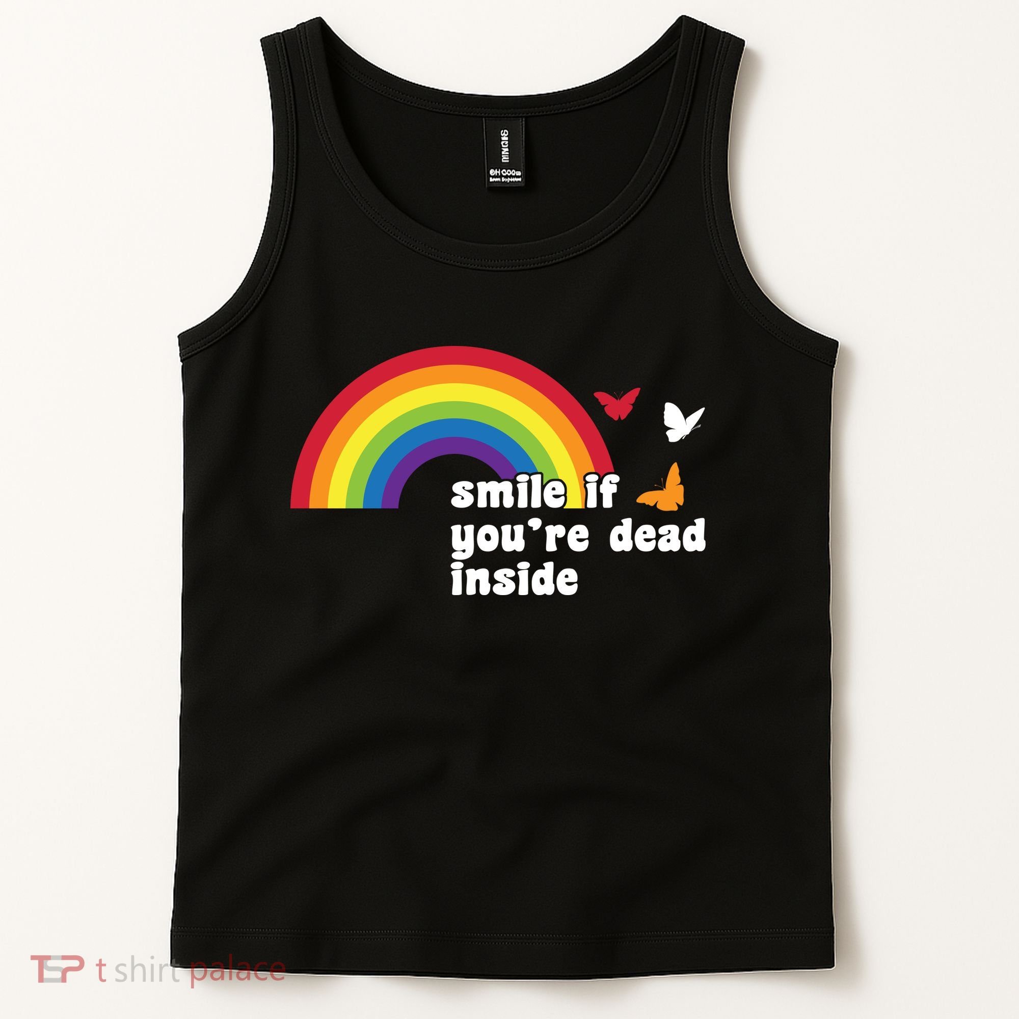 Smile If You're Dead Inside Tank Top