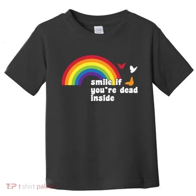Smile If You're Dead Inside Toddler T-Shirt
