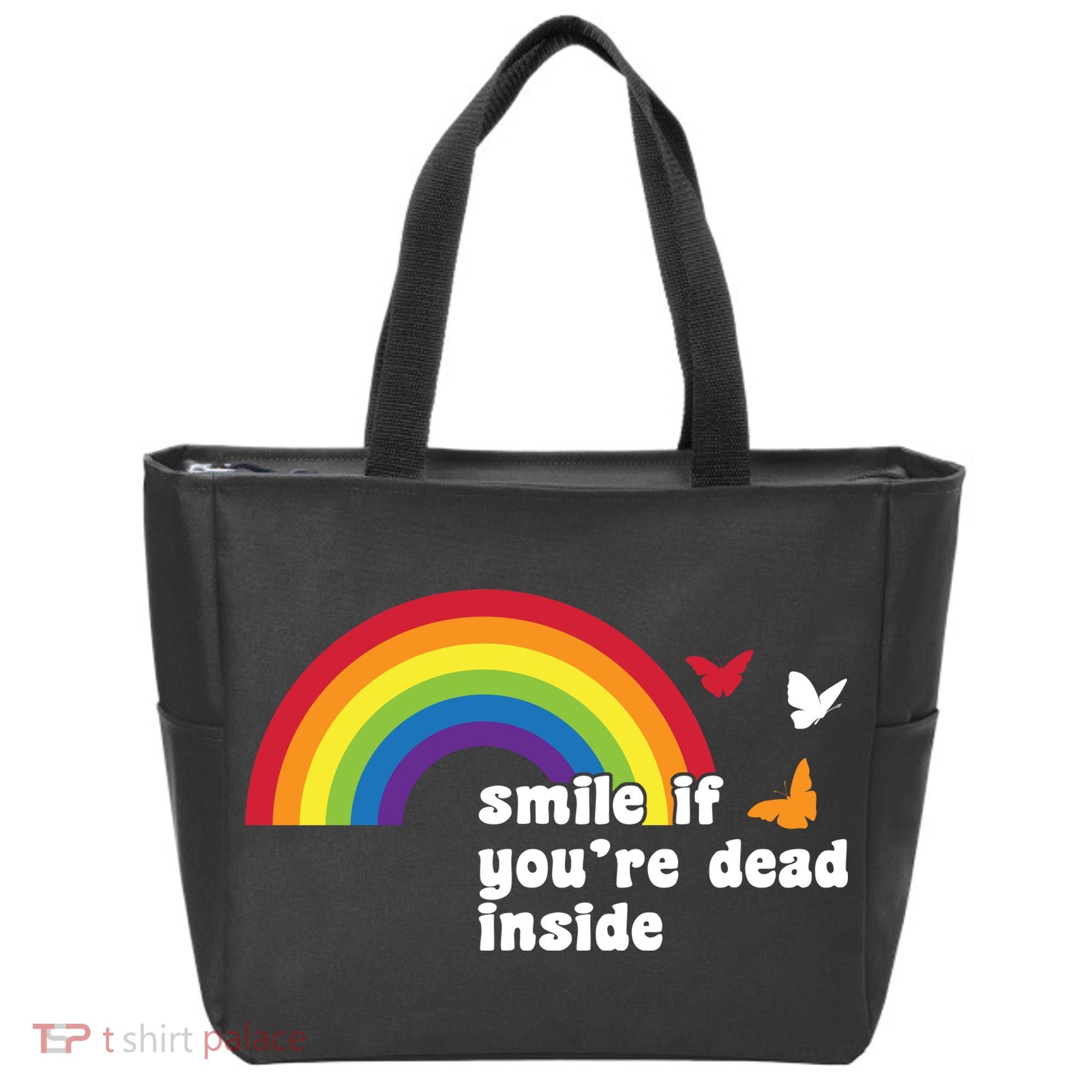 Smile If You're Dead Inside Tote Bag