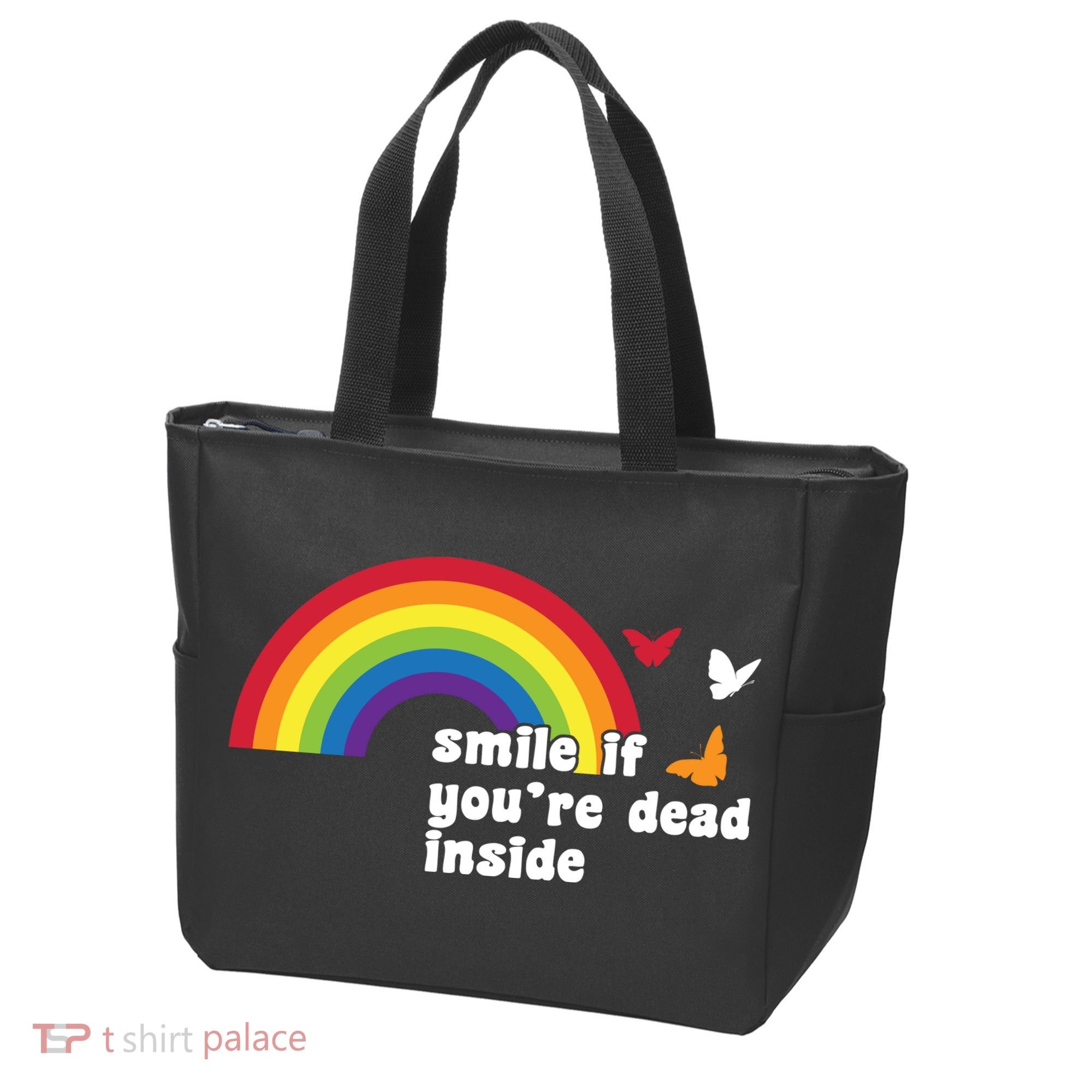Smile If You're Dead Inside Tote Bag