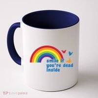 Smile If You're Dead Inside Coffee Mug thumb 0