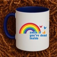Smile If You're Dead Inside Coffee Mug thumb 2