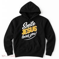Smile Jesus Loves You!  Hoodie thumb 0