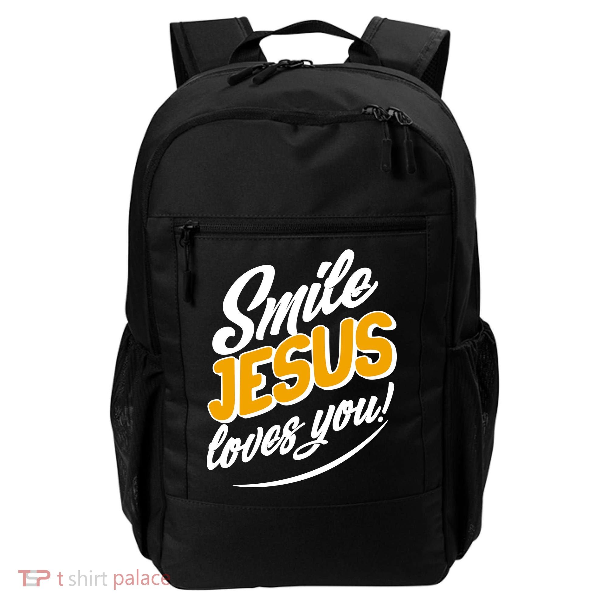 Smile Jesus Loves You!  Backpack