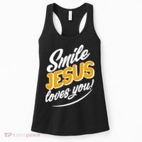 Smile Jesus Loves You!  Women's Tank Top thumb 0