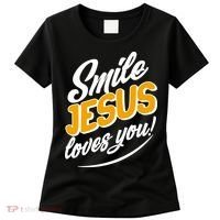 Smile Jesus Loves You!  Women's T-Shirt thumb 0