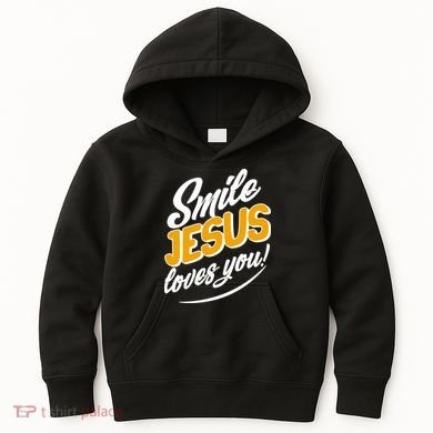 Smile Jesus Loves You!  Kids Hoodie